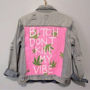 Kensie Oversized Custom Designed Jean Jacket